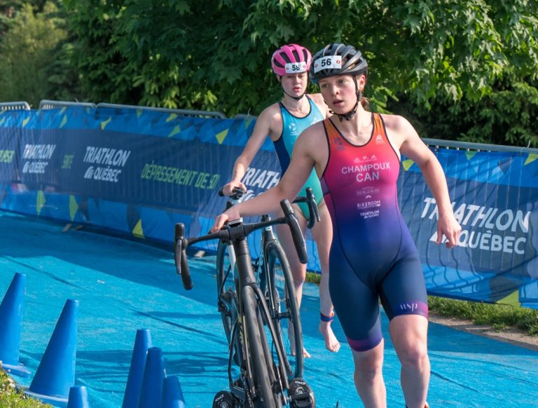 Photo prise lors de l’édition 2025 du Triathlon de Laval. (Photo gracieuseté - Club Photo Laval)