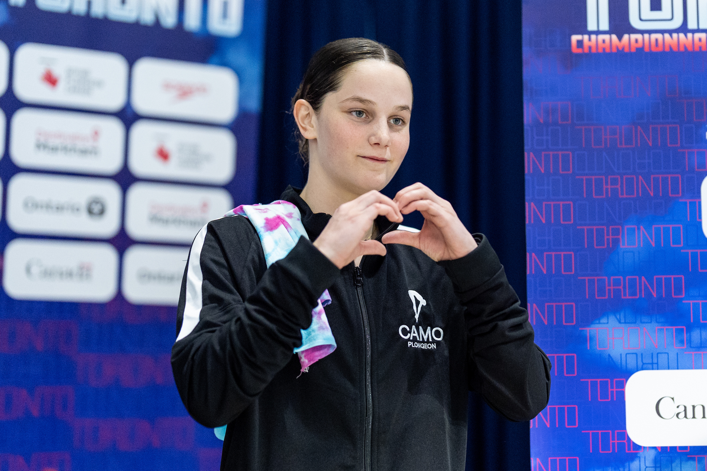 Laurence Labadie aux Championnats canadiens d’été 2026. (Photo gracieuseté - Plongeon Canada)