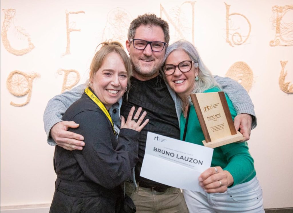 Bruno Lauzon, enseignant à l'école secondaire Leblanc et récipiendaire du prix Sylvie Lessard de la RTA. (Photo gracieuseté - Kevin Calixte)