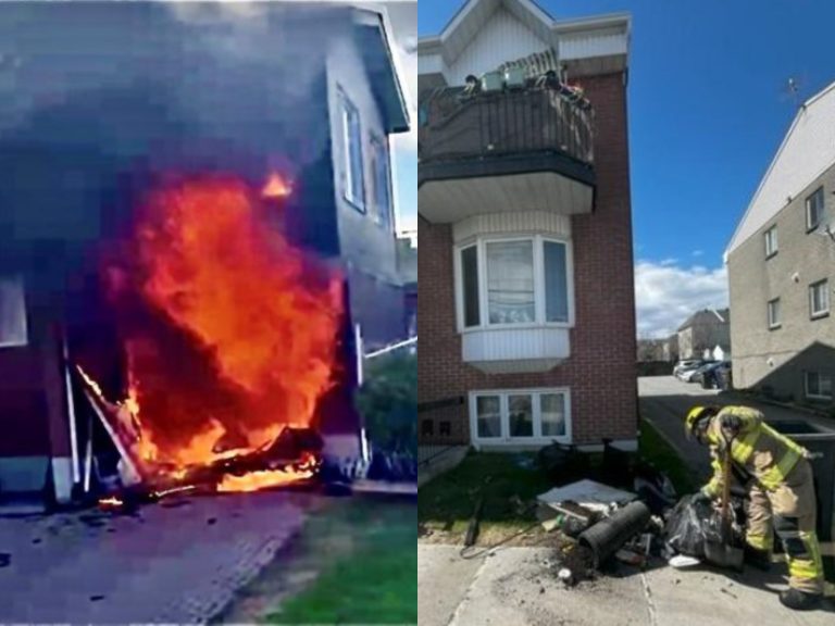 Deux feux survenus à Laval en moins de sept heures, le premier à Chomedey, le second dans Saint-François, ont fait une personne blessée et ont eu des répercussions coûteuses pour une dizaine de citoyens. (Photos gracieuseté)
