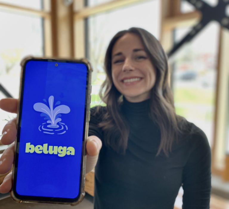 L’application Beluga est gratuite et vise principalement les jeunes de 14 à 25 ans. (Photo gracieuseté)