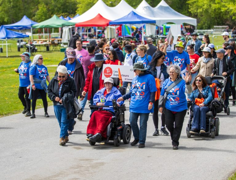 Photo d'une édition antérieure de la Marche SP, à Laval. (Photo gracieuseté - Page Facebook de SP Canada - Laval)