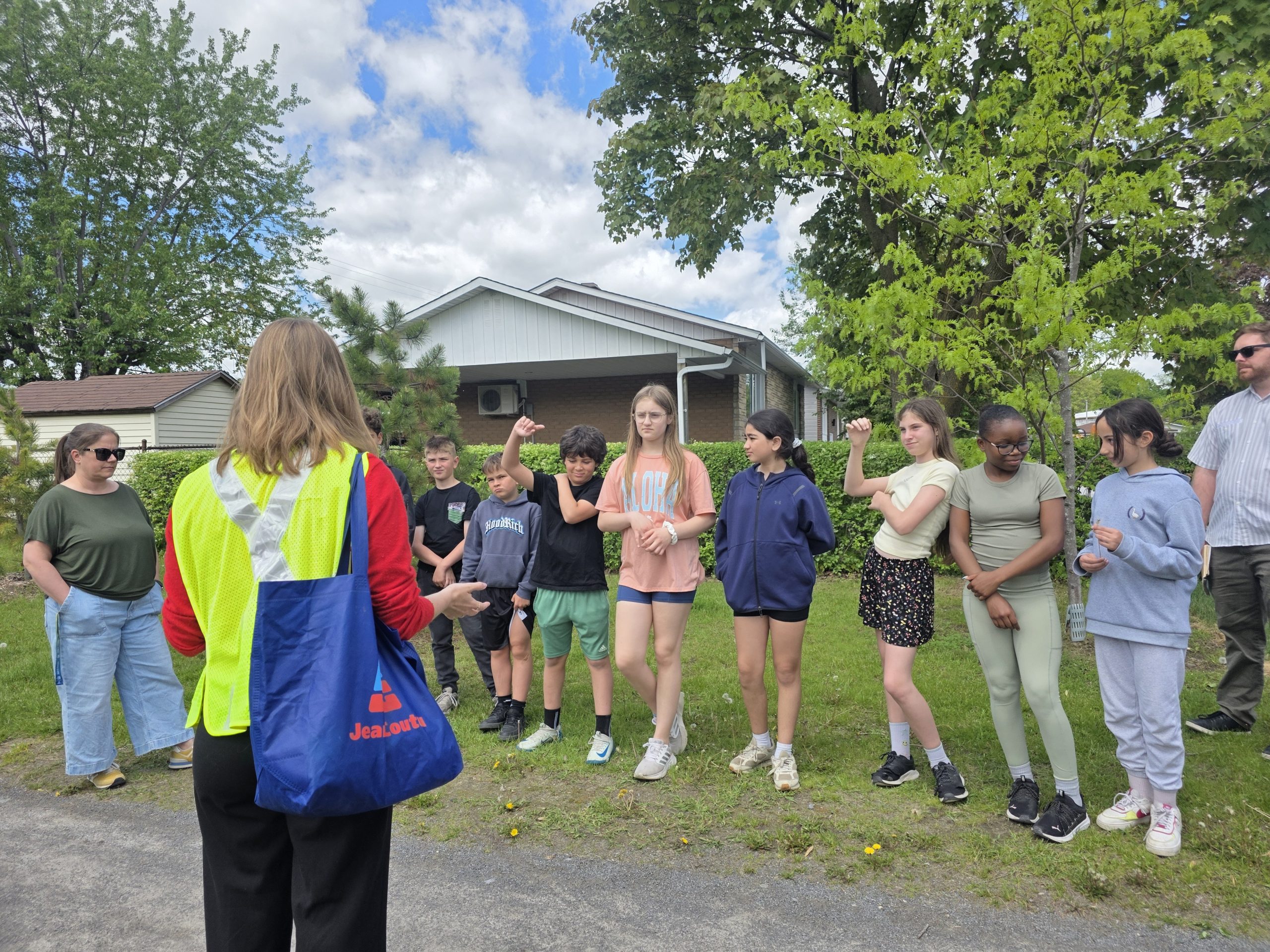 Piétons Québec a donné sa formation à 10 classes de 2 écoles lavalloises en l’espace d’un an, soit Saint-François et Marc-Aurèle-Fortin (Fabreville). (Photo 2M.Media – Corinne Prince)
