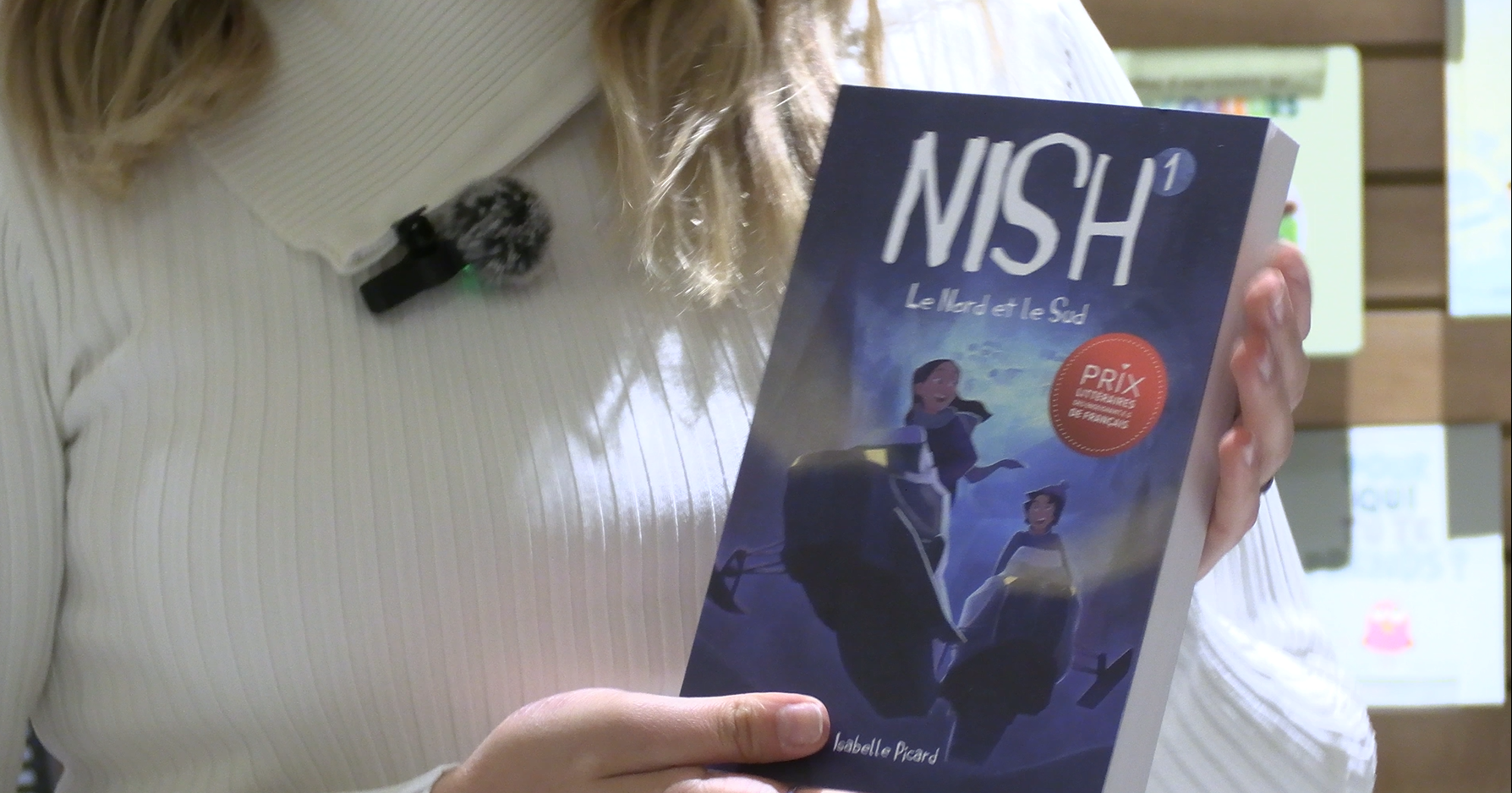 Premier tome de la série Nish, d’Isabelle Picard. (Photo 2M.Media – Corinne Prince)