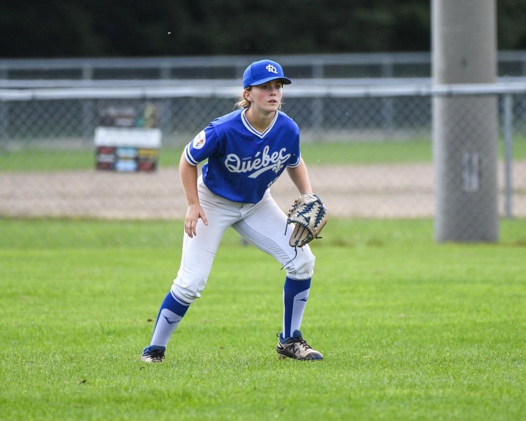 Camille Proulx dans l'uniforme d'Équipe Québec. (Photo gracieuseté)