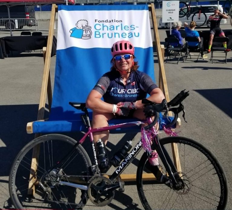 Chantal Vanasse estime que le trajet lui prendra 24 heures. (Photo gracieuseté)