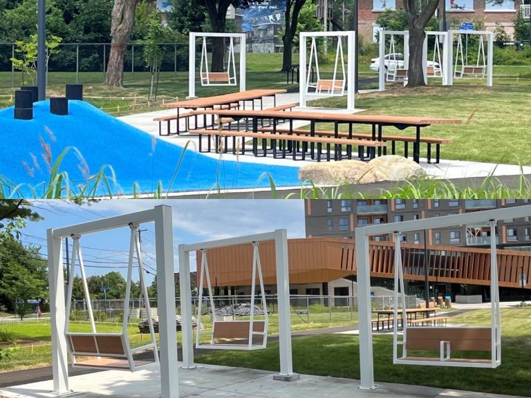 Le parc des Trajectoires transforme un secteur de Chomedey Chomedey dispose dorénavant du parc des Trajectoires, aménagé pour toute la population du quartier aux abords du centre communautaire Simonne-Monet-Chartrand. (Photos Page Facebook Ville de Laval)