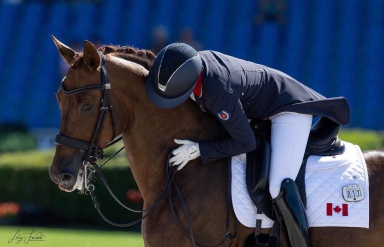 Camille Carier Bergeron et Finnlanderin en symbiose aux Championnats du monde Camille Carier Bergeron et sa jument Finnlanderin. (Photo Lily Forado - Instagram @camille_carier_bergeron)