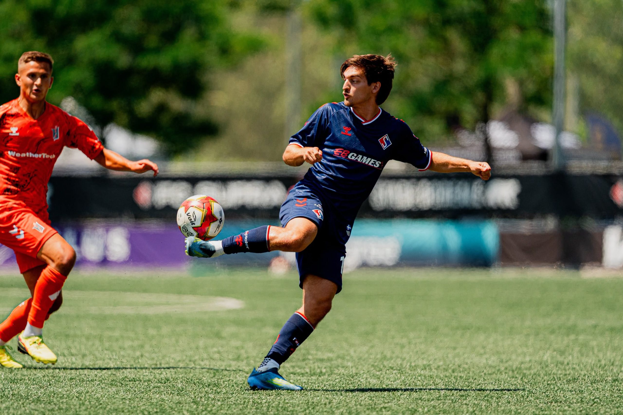 Sean Rea connait une excellente saison avec le FC Supra du Québec et attire l’attention de clubs évoluant au sein d’autres circuits professionnels. (Photo gracieuseté – FC Supra)
