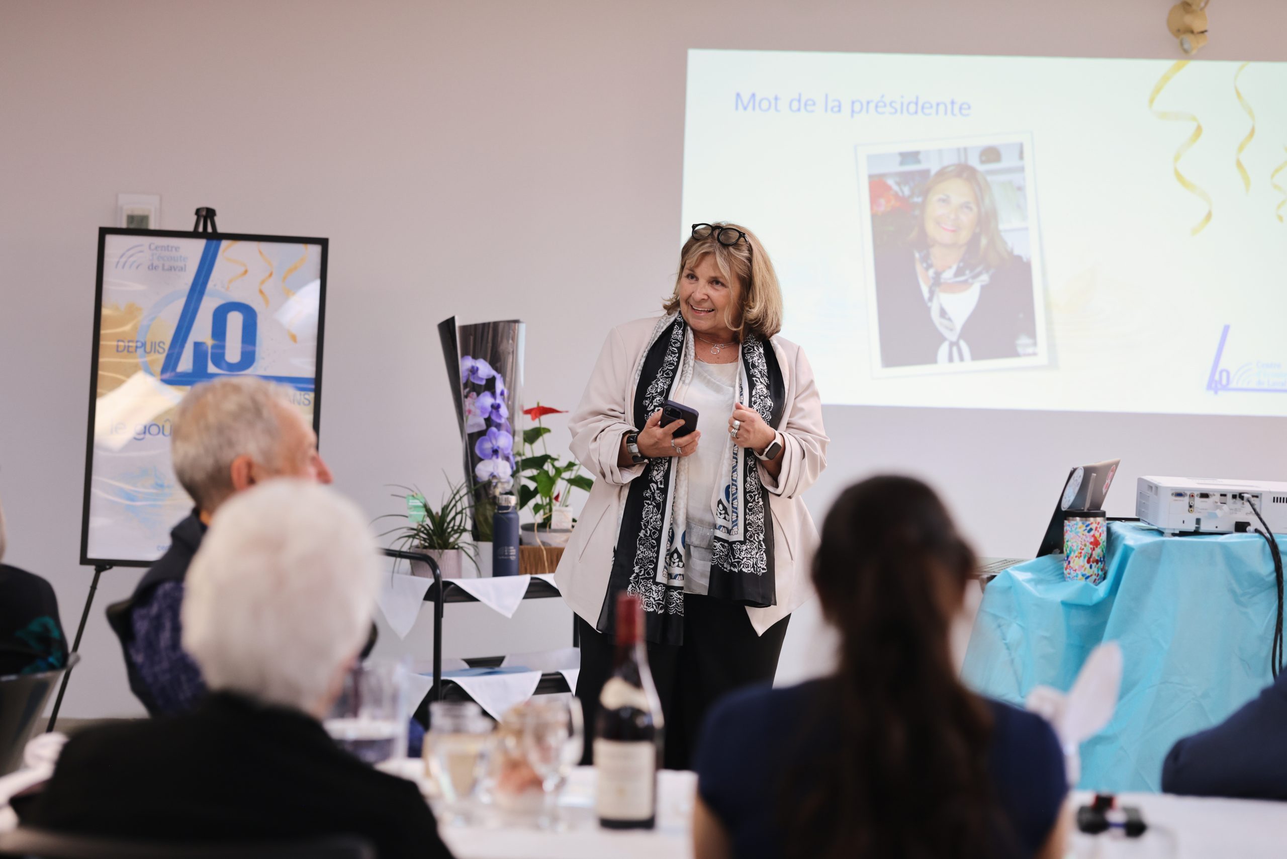 Martine Deshaies, présidente du Centre d’écoute de Laval. (Photo gracieuseté)