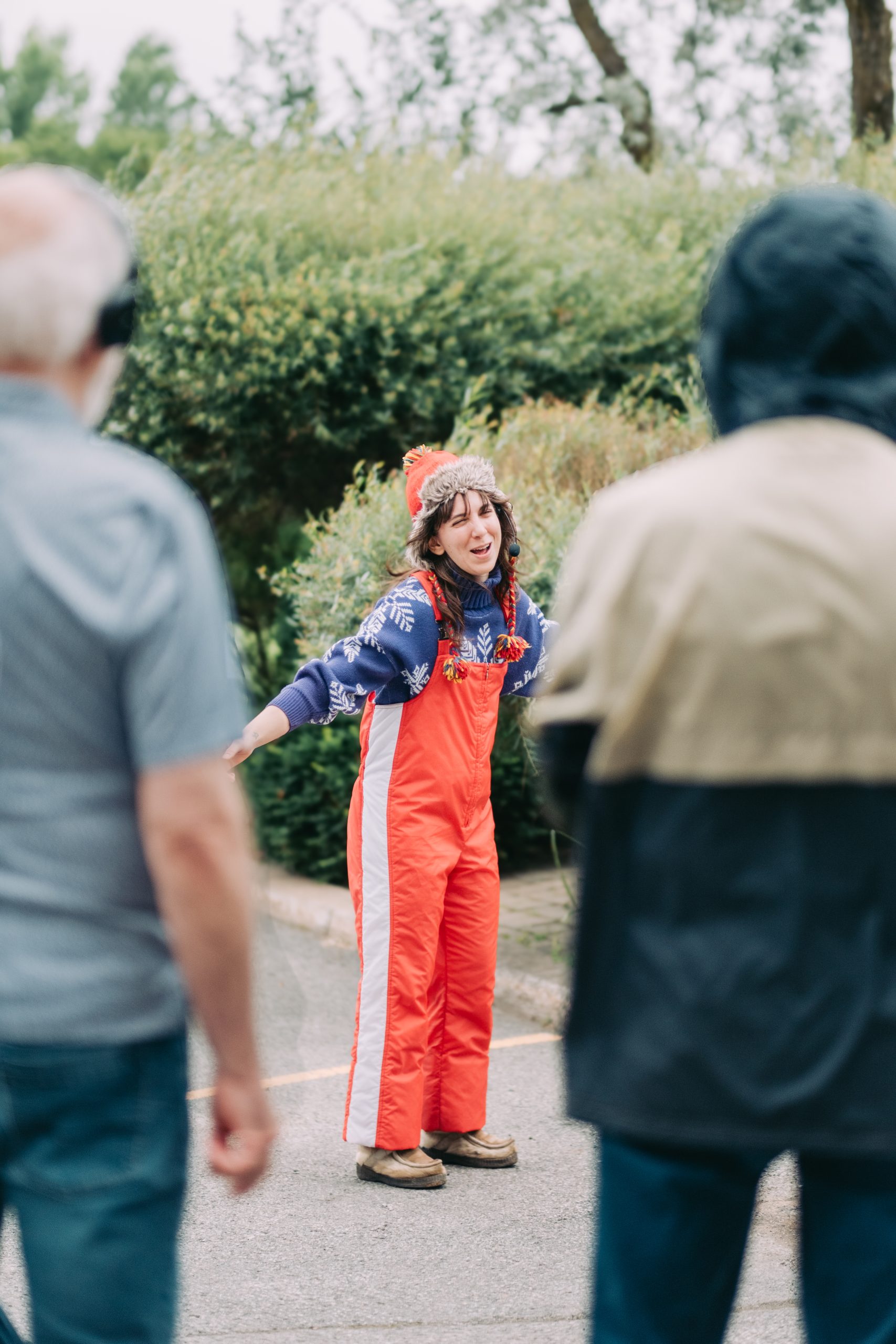 Personnage d’Alexis pendant la première de la Virée patrimoniale de Sainte-Dorothée. (Photo gracieuseté)