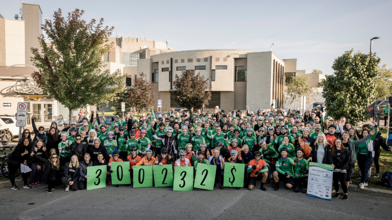 Plus de 300 000$ amassés lors du 300 KM pour la VIE Les participants de la 19e édition du 300 KM pour la VIE. (Photo gracieuseté)