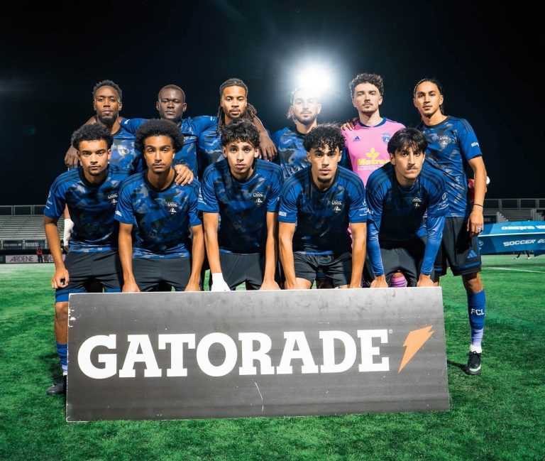 Le onze partant du FC Laval en grande finale de la Coupe du Québec. (Photo gracieuseté - Soccer Québec)
