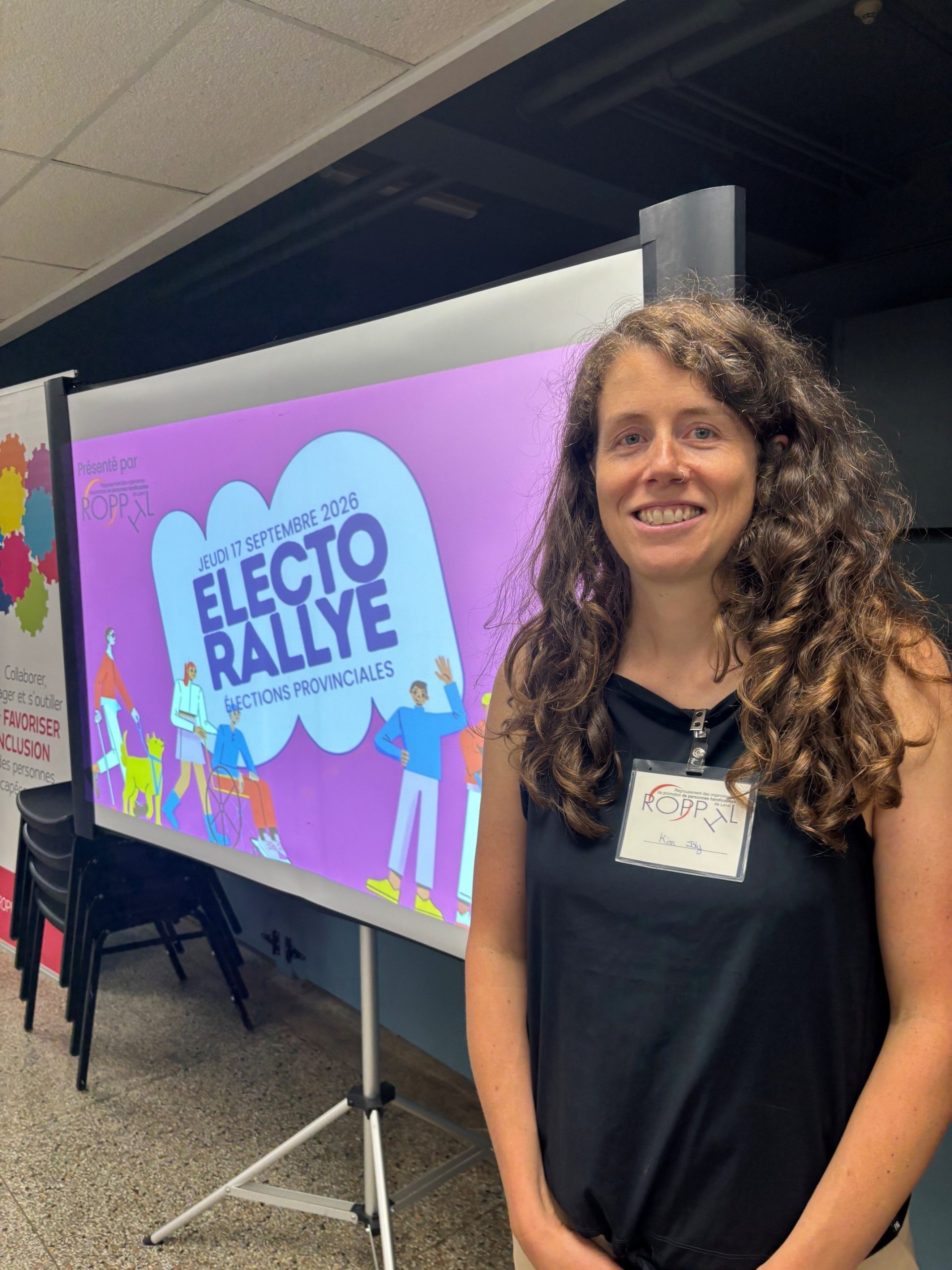Kim Joly, directrice générale du Regroupement des organismes de promotion de personnes handicapées de Laval (ROPPHL). (Photo 2M.Media)