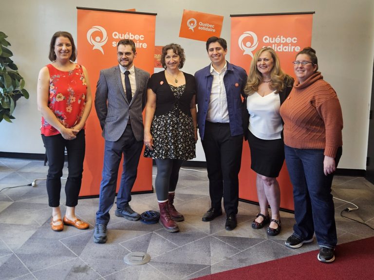 Les candidats QS (Québec solidaire) de Laval appuient unanimement les revendications principales du mouvement «Laval veut sa juste part. Maintenant.» initié le printemps dernier. (Photo gracieuseté - Québec solidaire)