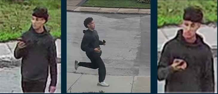 VIDÉO | Suspect d’un feu de véhicule filmé et recherché à Laval Un jeune suspect lié au feu criminel d’une voiture dans Chomedey aurait été filmé par des caméras de surveillance. (Photos gracieuseté – Service de police de Laval)