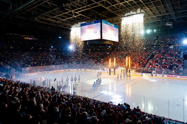 Le Rocket célèbre 10 ans de succès à Laval La Place Bell est considérée comme l’un des meilleurs amphithéâtres de la Ligue américaine de hockey par de nombreux joueurs du circuit. (Photo gracieuseté - James Haijar / Club de hockey Canadien Inc.)