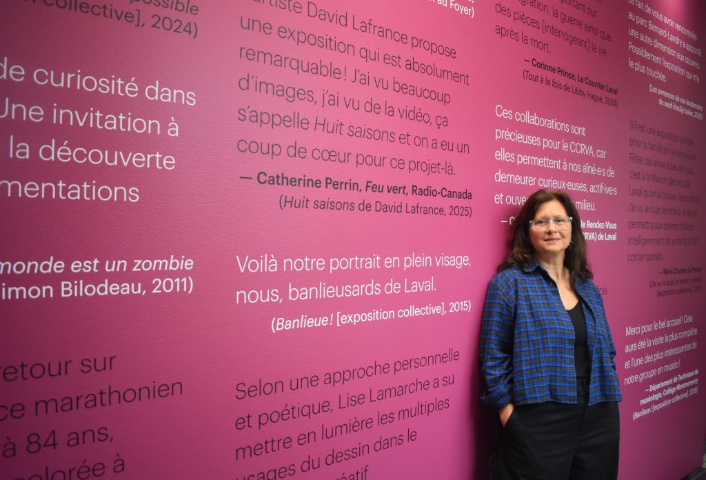 Jasmine Colizza, directrice artistique de l’Espace muséal Alfred-Pellan. (Photo 2M.Media – Emmanuelle Froment)