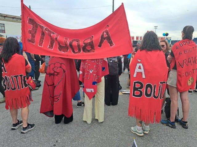 Le communautaire à boutte se mobilise dans la région de Laval depuis mars. (Photo gracieuseté)