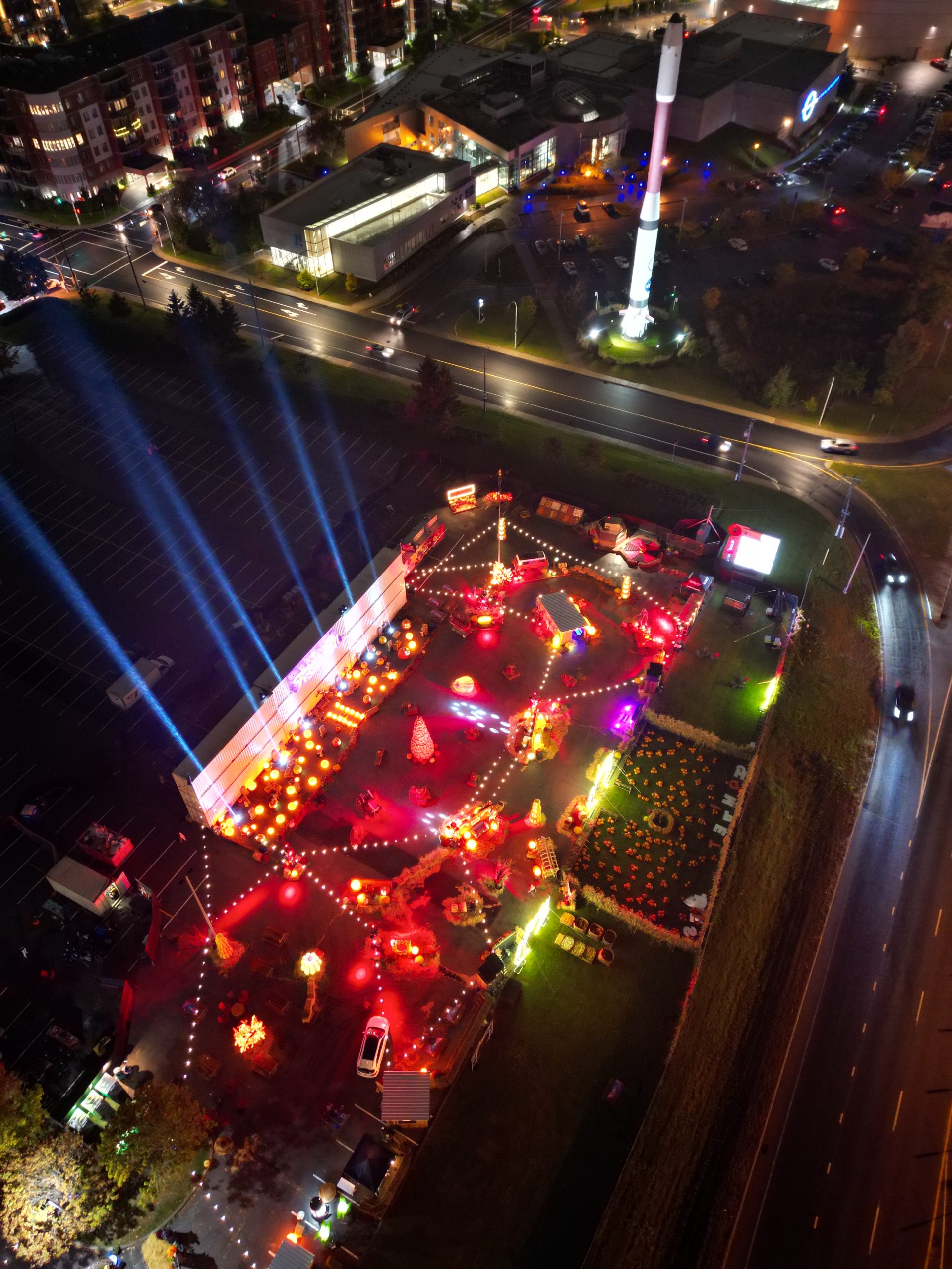 Festiween vu du ciel. (Photo gracieuseté)