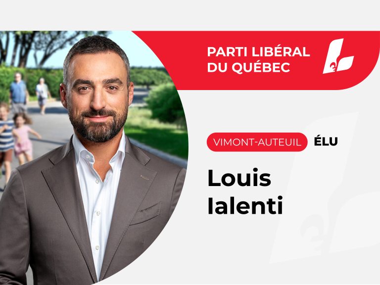 Louis Ialenti est le nouveau député provincial de Vimont-Auteuil. (Montage 2M.Media)
