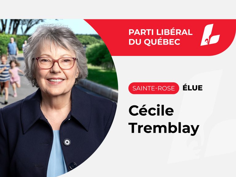 Cécile Tremblay est la nouvelle députée provinciale de Sainte-Rose. (Montage 2M.Media)