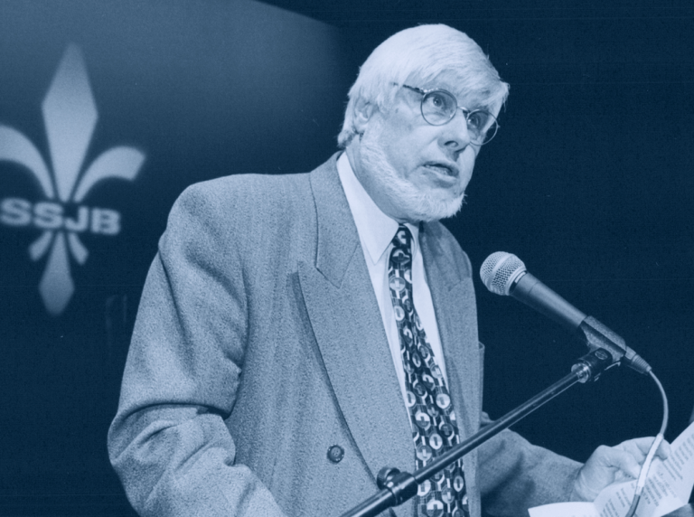 L’ex-député Jean-Paul Champagne s’éteint à 95 ans Avant de faire le saut en politique active, Jean-Paul Champagne avait présidé aux destinées de la Société Saint-Jean-Baptiste de Montréal en 1977 et 1978. (Photo extraite du site de la SSJB de Montréal)